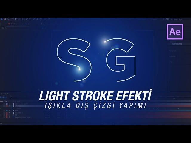 After Effects | LIGHT STROKE Efekti (Işıkla Dış Çizgi Yapımı)