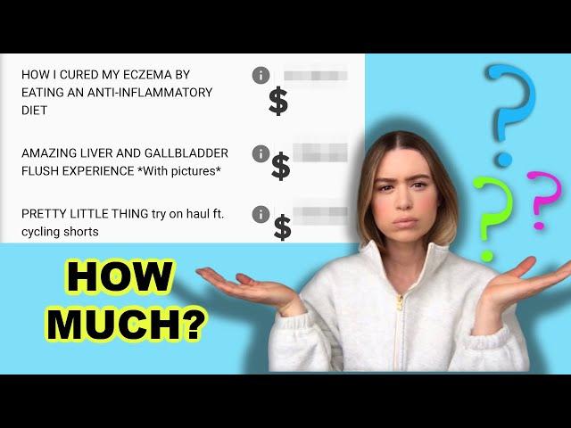 HOW MUCH MONEY DO SMALL YOUTUBERS MAKE? MY TOP 3 EARNING VIDEOS SHOWN 2020