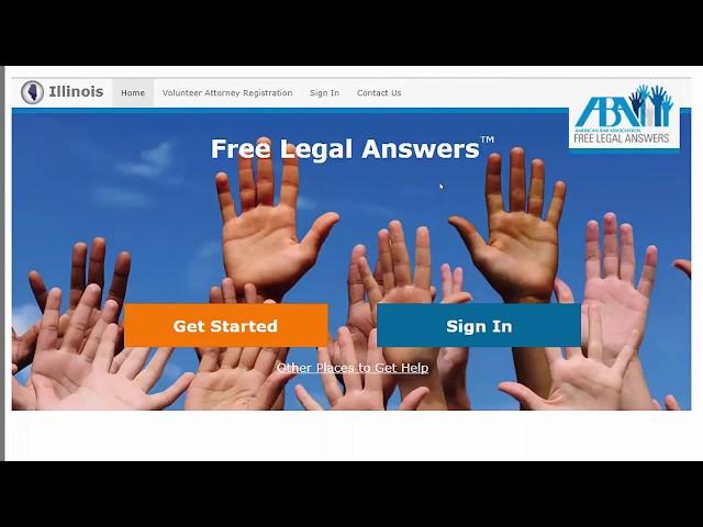 IL Free Legal Answers overview for attorneys