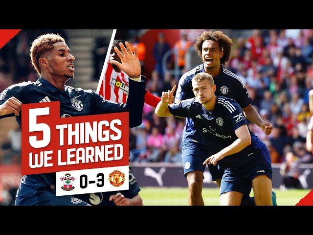 Second Half DOMINANCE! Zirkzee Is KEY! 5 Things We Learned... Southampton 0-3 Man United