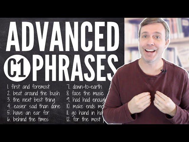 Advanced (C1) Phrases to Supercharge Your Vocabulary 