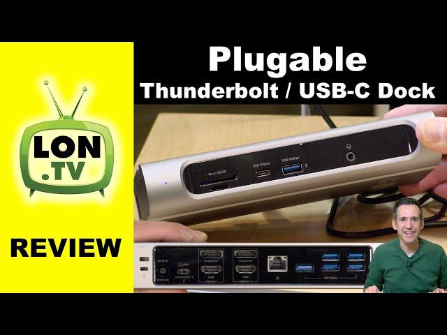 Plugable Thunderbolt AND USB-C Universal Combo Dock Review - Lots of Ports!  TBT3-UDZ