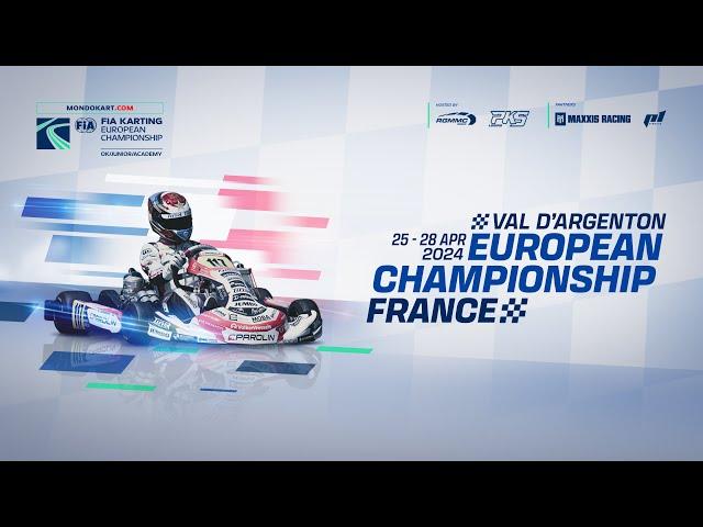 FIA Karting European Championship 2024 Round 2 OK/Junior/Academy TV Highlights