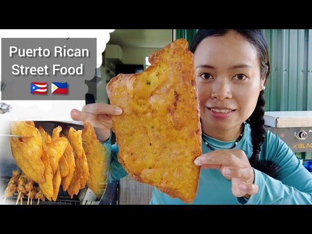 A Filipina tries Puerto Rican street food for the first time