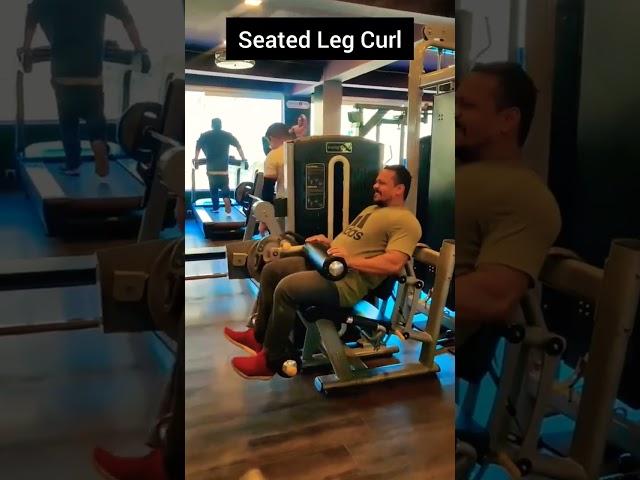 Seated Leg Curl | Hams Isolation Exercise | Grow Hams | How to develop big Thighs | Mukesh Thakur