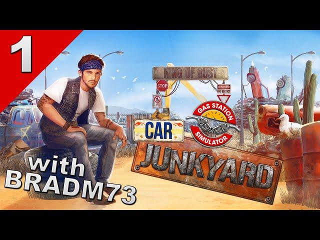 GAS STATION SIMULATOR - CAR JUNKYARD DLC - Ep.1:   REBOOT and Getting Started!!