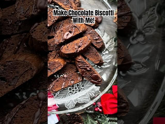 Make Chocolate Biscotti With Me!