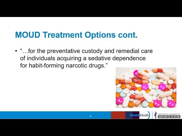 Opioid Use Disorder (OUD) Education and Treatment ECHO Series Session 7: MOUD Treatment Options