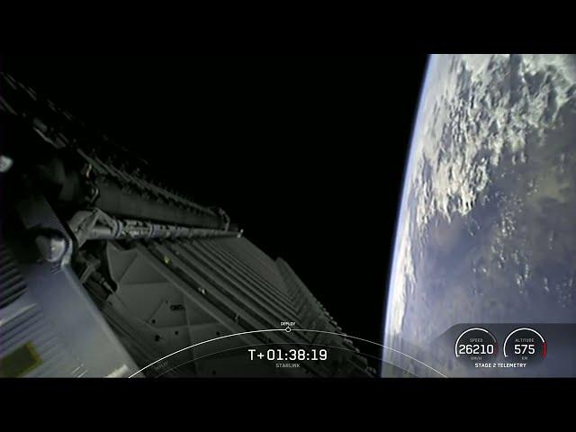 Watch SpaceX deploy 52 Starlink satellites in stunning view from space