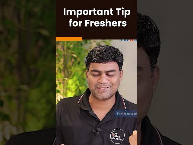 Important Tip for Freshers | Java Classes Pune | #shorts #kiransir