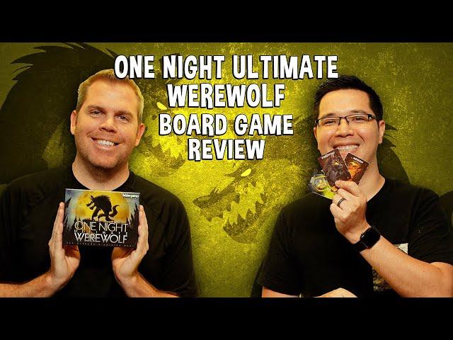 Review of One Night Ultimate Werewolf - Hidden Identity Board Game