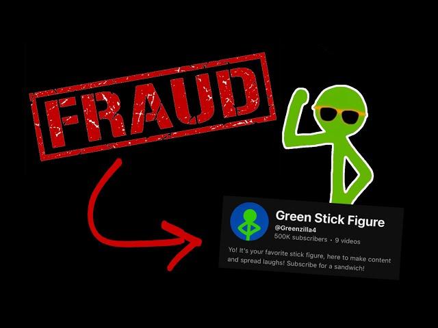 Green Stick Figure: Sitting on a Throne of Lies