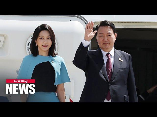 Pres. Yoon Suk-yeol returns home from NATO summit