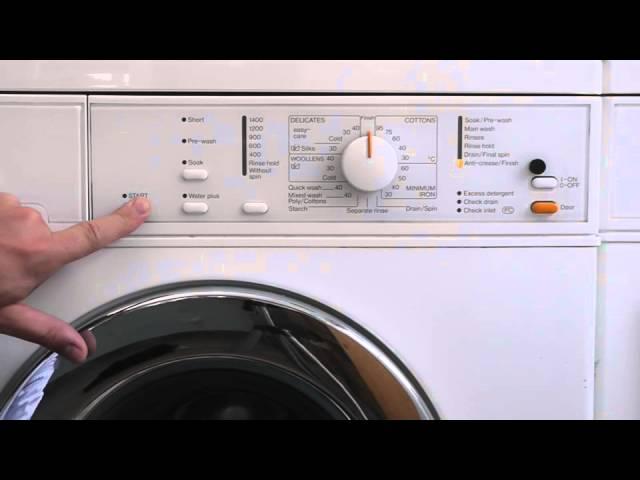 Read Fault Codes / Enter Service Mode Miele W320 Novotronic Washing Machine