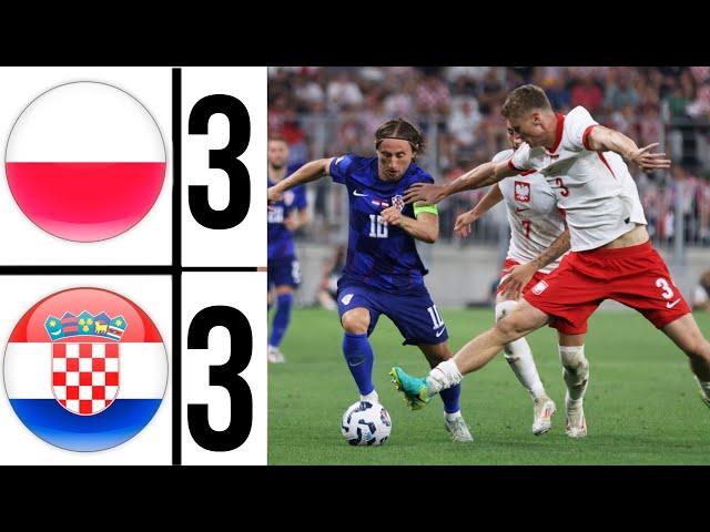 Poland vs Croatia (3-3) Extended Highlights | Polska -Croatia Nations League 2024/25