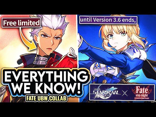 EVERYTHING we Know About HSR X Fate Collab | Free Archer, Longer Banner & More (Honkai: Star Rail)