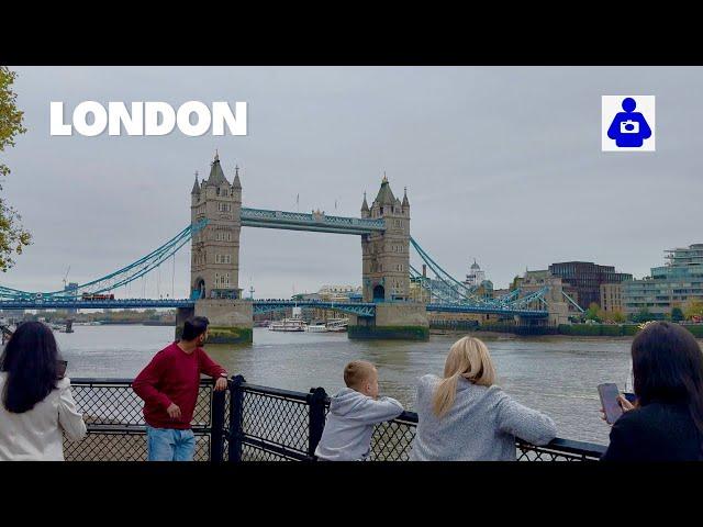 London Walk  TOWER BRIDGE to St Dunstan in the East Church Garden | Central London Walking Tour