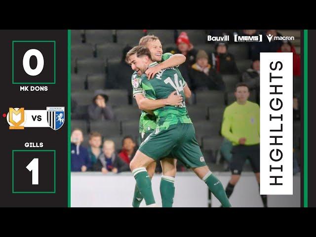 HIGHLIGHTS | MK Dons 0 Gillingham 1