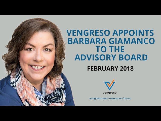 Vengreso Appoints Author and CEO of Social Centered Selling, Barbara Giamanco, to the Advisory Board