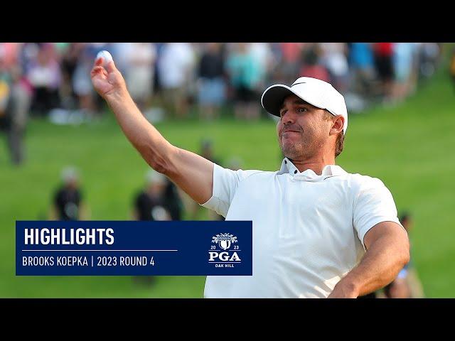 Brooks Koepka Winning Highlights | Round 4 | 2023 PGA Championship