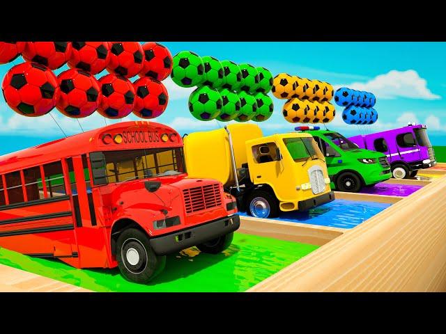 Finger Family Song | Soccer Ball Shaped Parachutes + Rain Song | Baby Nursery Rhymes & Kids Songs