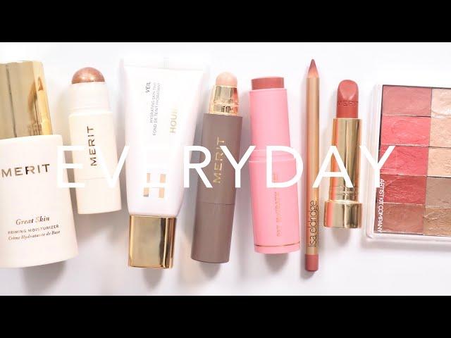 Everyday Makeup Routine | New MERIT Early Access and Current Glowy Favourites | AD