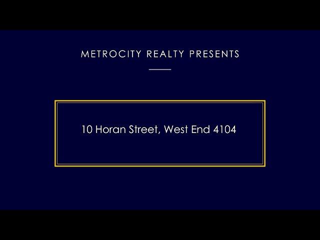 FOR RENT - 10 Horan Street, West End, 4101 (Bottom Part)