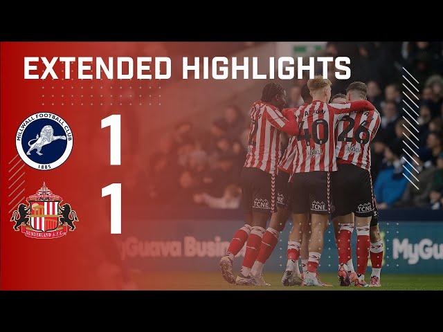 Extended Highlights | Millwall FC 1 - 1 Sunderland AFC