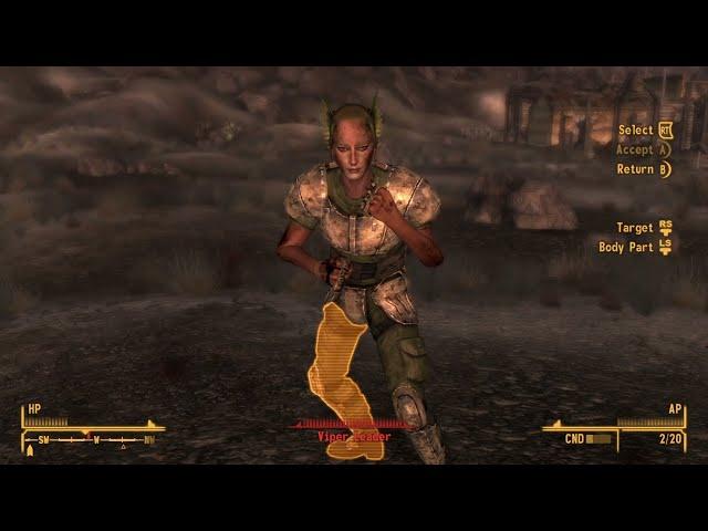 Fallout New Vegas-  unkillable viper leaders cause 100+ deaths #3 (No Commentary)