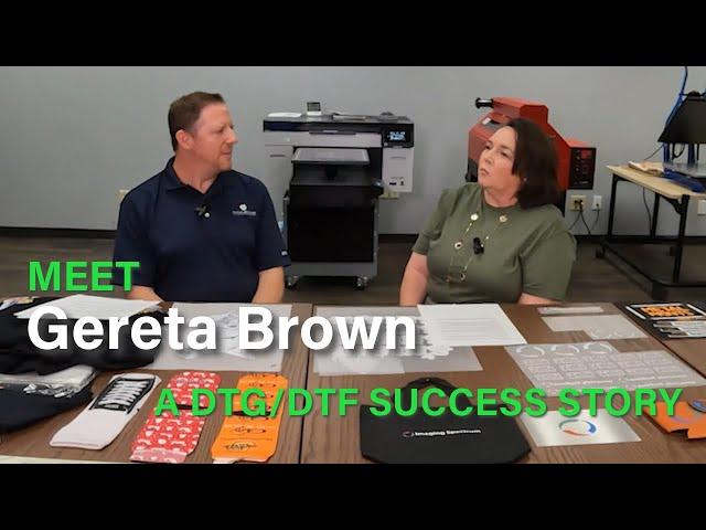 Meet Gereta Brown of RGB-Printing, One of Our Successful DTG/DTF Customers