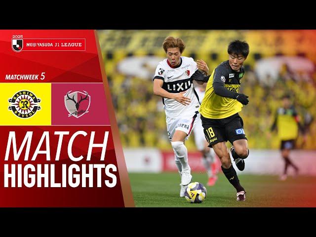 Kashiwa Reysol vs. Kashima Antlers - Game Highlights | 2025 J1 LEAGUE HIGHLIGHTS | MW 5