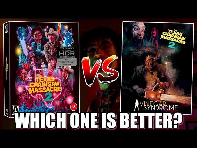 Texas Chainsaw Massacre 2 (1986) 4K UHD Review | Arrow VIDEO vs VINEGAR Syndrome | Which is BETTER?