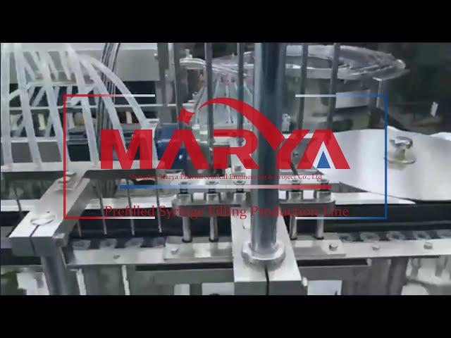 Marya Automatic Pharmaceutical PFS Prefilled Syringe Filling Machine Manufacturers&Supplier China