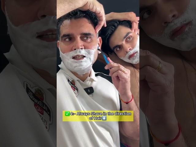 Dad teaches me Shaving🪒 #dailyshorts #dad #dadandson #shaving #shave #teach #tutorial #mensgrooming