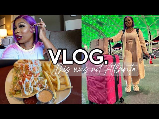 SO I TOOK A WORK TRIP TO ATLANTA  | BLACK FAMILY VLOGS