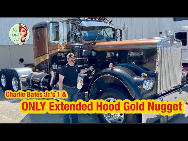 The ONLY Extended Hood Gold Nugget! Charlie Bates Jr.'s Limited Edition W900A Kenworth