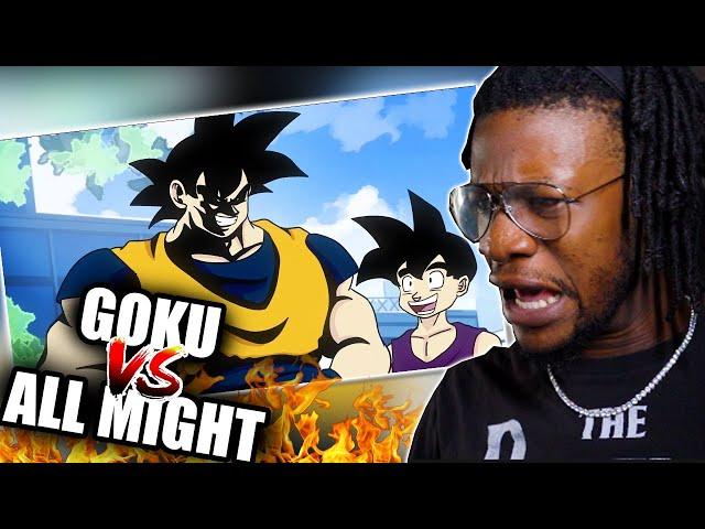 Goku vs. All Might RAP BATTLE!! (REACTION)