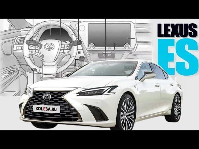 New 2025 Lexus ES Sedan Facelift | Leaked | Details | Electric ES500e & Hybrid Engines | Rendering