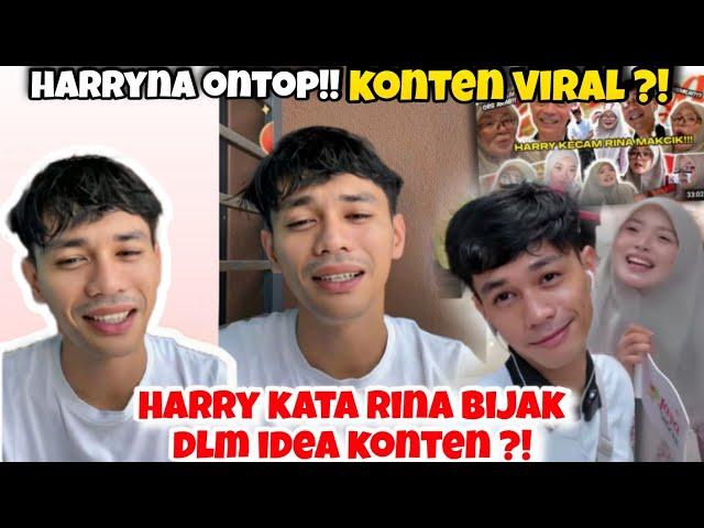 Konten Harryna Viral ?! Harry Kata Rina Bijak Dlm Idea Konten !! Next Konten Prank Rina ?!