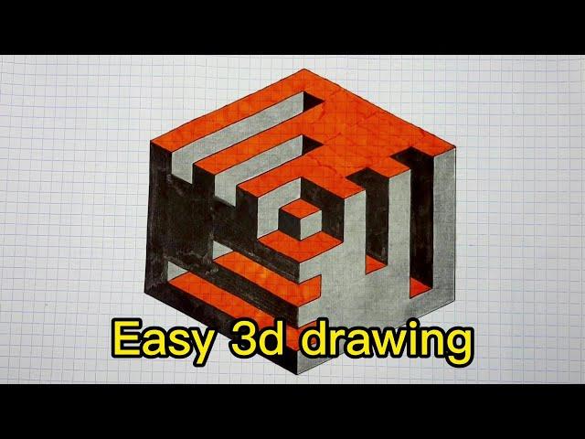 3d easy drawing. besarty77