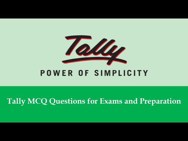 Most important tally gk questions||Part 1||Tally Objective Questions for exams||Tally MCQs Imp Exam