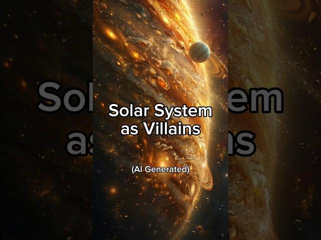 Ai Draws the Solar System as Villains!