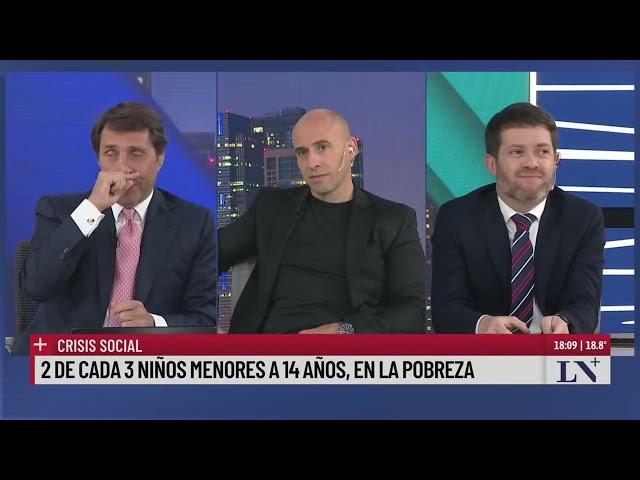 8.500.000 de indigentes en la Argentina; el pase entre Esteban Trebucq y Eduardo Feinmann