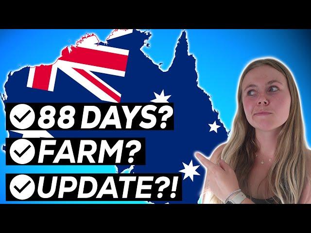 Australia Working Holiday Visa - 88 Days Explained (2023 HUGE UPDATE!)