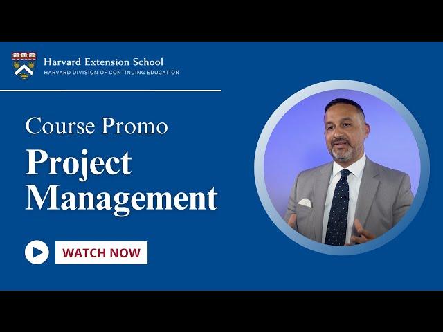 Course Promo: Project Management