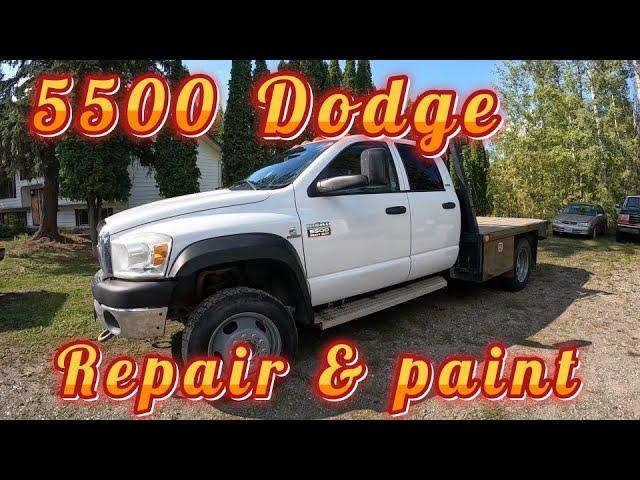 5500 Dodge Ram Cummins diesel repair and paint