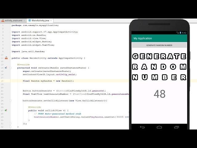 How to generate random number in Android Studio