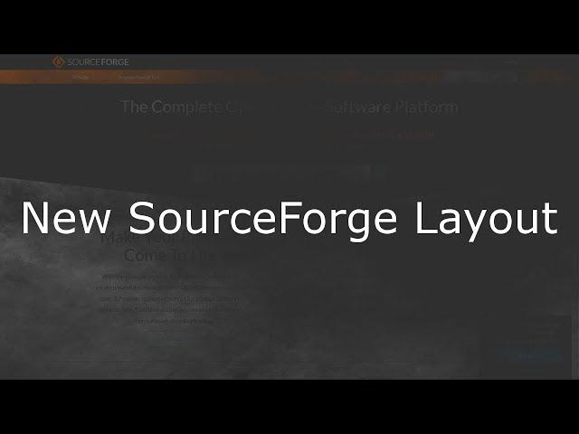 New Sourceforge Layout!!!