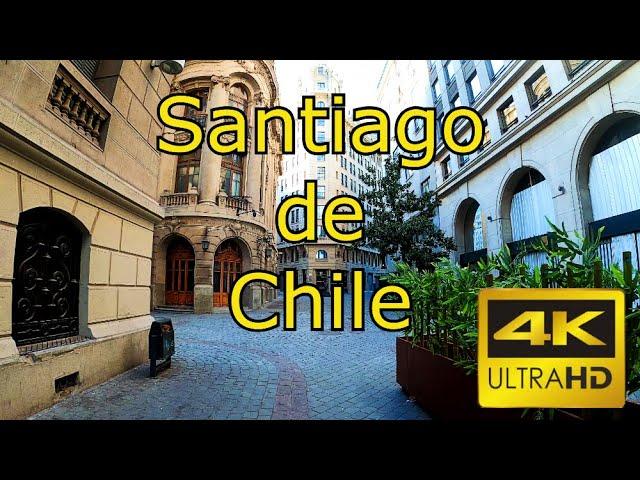 Walking in Santiago de Chile | ⁴ᴷ 60FPS