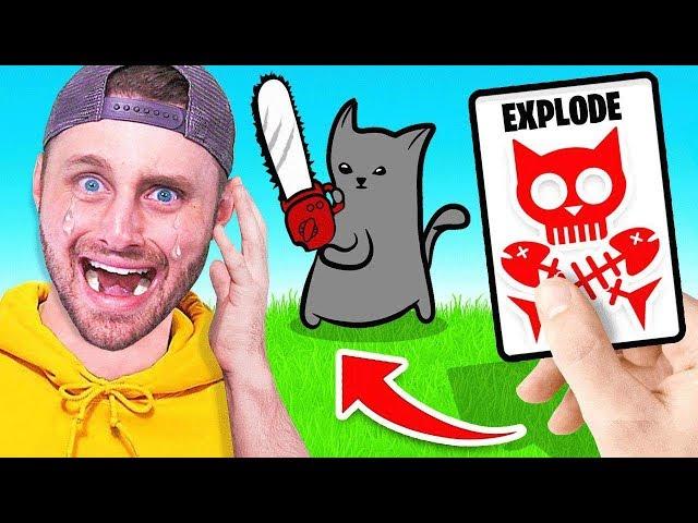 I GOT ATTACKED By a KITTEN! (Exploding Kittens)